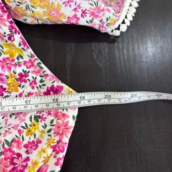 NWT Ponk Floral Print Off The Shoulder Mid-Length Dress  Size 1X 16W/18W - Picture 9 of 15